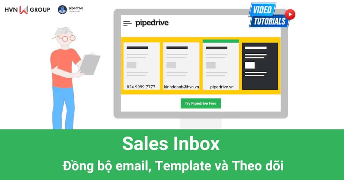 sales inbox đồng bộ email template theo dõi